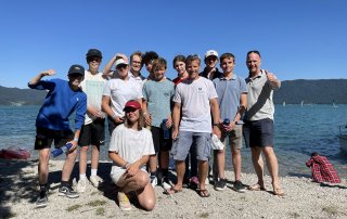 Das BYC-Team am Walchensee bei schönsten Bedingungen